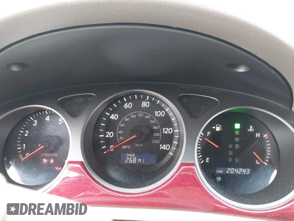 2004 Lexus ES 350 with VIN JTHBA30G045011172, listed as a IAAI auction lot 41377711 with 204,243 mi miles and . Bid and sale history available at DreamBid. Image 7.