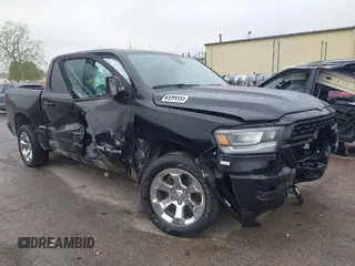 2023 Ram 1500 Big Horn with VIN 1C6SRFFTXPN679086, listed as a IAAI auction lot 42234080 with 50,105 mi miles and . Bid and sale history available at DreamBid. Image 1.