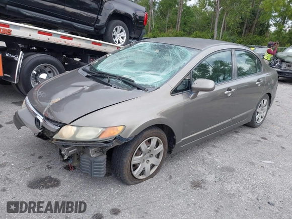 2008 Honda Civic LX with VIN 2HGFA16508H313154, listed as a IAAI auction lot 41879360 with 254,154 mi miles and . Bid and sale history available at DreamBid. Image 18.
