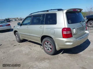 2003 Toyota Highlander with VIN JTEHF21A430149497, listed as a IAAI auction lot 42002355 with 1 mi miles. Bid and sale history available at carsss.com. Image 3.