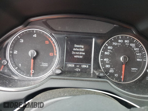 2016 Audi Q5 Premium Plus with VIN WA1CVAFP0GA059587, listed as a Copart auction lot 56533385 with 126,628 mi miles and Salvage title. Bid and sale history available at DreamBid. Image 9.