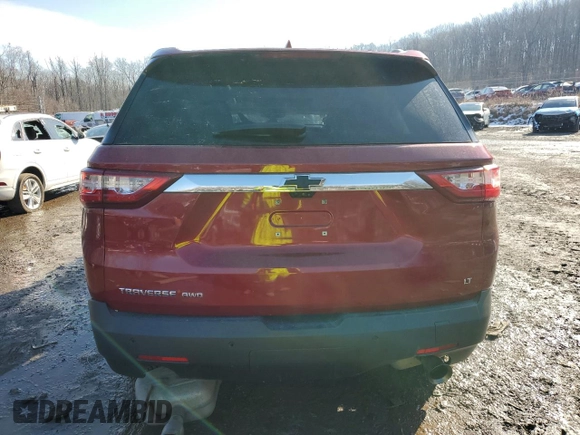 2018 Chevrolet Traverse LT Leather with VIN 1GNEVHKW5JJ125960, listed as a Copart auction lot 81744224 with 66,418 mi miles and Salvage Title. Bid and sale history available at carsss.com. Image 6.