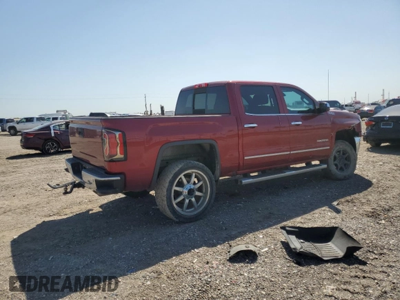 2018 GMC Sierra 1500 SLT z VIN 3GTU2NEC7JG152110, wystawiony jako Copart lot #52478995 z przebiegiem 93 992 mil mil oraz Szkoda całkowita • Salvage title. Historia ofert i sprzedaży dostępna na DreamBid. Obrazek 3.
