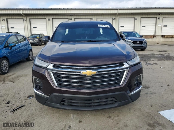 2023 Chevrolet Traverse LT Cloth with VIN 1GNERGKW7PJ244312, listed as a Copart auction lot 85791024 with 29,754 mi miles and Salvage Title. Bid and sale history available at carsss.com. Image 5.