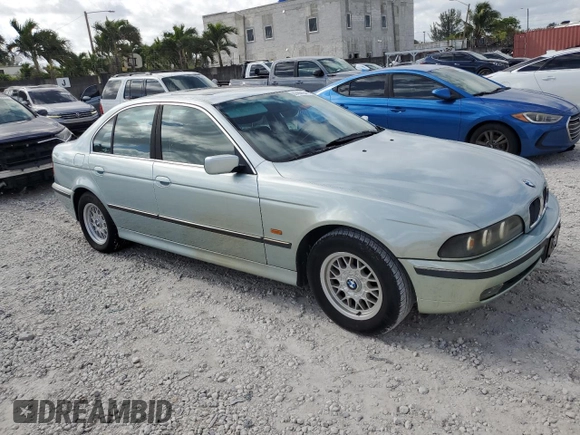 1997 BMW 5 Series 528iA with VIN WBADD6320VBW20684, listed as a Copart auction lot 87455124 with 85,371 mi miles and Clean Title. Bid and sale history available at carsss.com. Image 4.