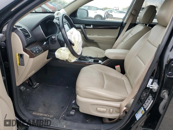 2014 Kia Sorento EX with VIN 5XYKUDA79EG460159, listed as a Copart auction lot 51407035 with 138,496 mi miles and Salvage Title. Bid and sale history available at DreamBid. Image 7.