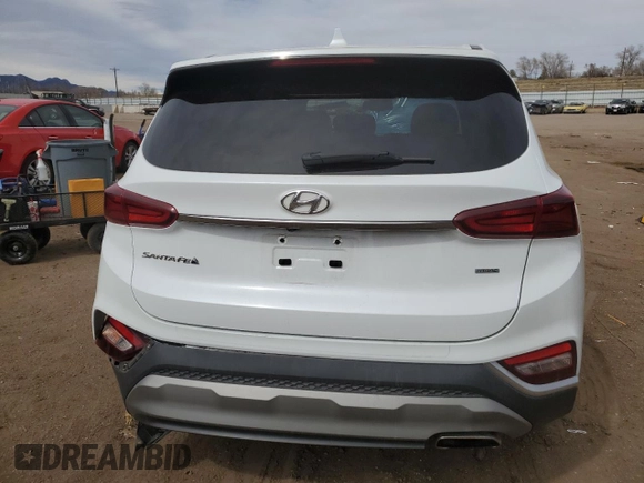 2020 Hyundai Santa Fe SEL with VIN 5NMS3CAD1LH246529, listed as a Copart auction lot 50032415 with 56,412 mi miles and Salvage Title. Bid and sale history available at carsss.com. Image 6.