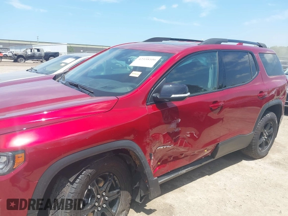 2023 GMC Acadia AT4 with VIN 1GKKNLLS3PZ128493, listed as a IAAI auction lot 42558106 with 20,296 mi miles and . Bid and sale history available at DreamBid. Image 6.