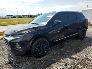 2020 Chevrolet Blazer Premier z VIN 3GNKBLRS1LS667740, wystawiony jako Copart lot #63771195 z przebiegiem 57 679 mil mil oraz Szkoda całkowita • Salvage title. Historia ofert i sprzedaży dostępna na DreamBid. Obrazek 1.