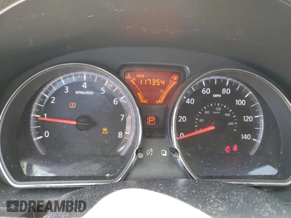 2014 Nissan Versa S with VIN 3N1CN7AP1EL841096, listed as a Copart auction lot 54109125 with 117,354 mi miles and Salvage Title. Bid and sale history available at carsss.com. Image 9.