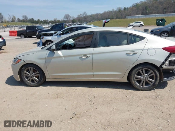 2017 Hyundai Elantra Limited with VIN 5NPD84LF1HH075595, listed as a IAAI auction lot 41899349 with 125,051 mi miles. Bid and sale history available at carsss.com. Image 13.