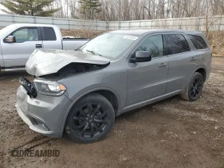 2020 Dodge Durango SXT Plus with VIN 1C4RDJAG2LC282402, listed as a Copart auction lot 46500665 with 42,029 mi miles and Salvage Title. Bid and sale history available at carsss.com. Image 1.