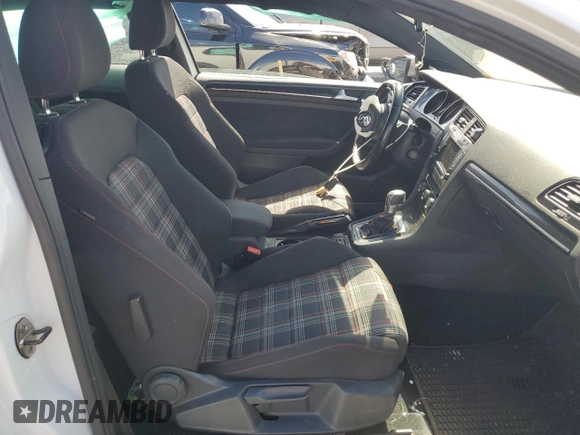 2015 Volkswagen Golf GTI S w/Performance Pkg with VIN 3VWT47AUXFM057367, listed as a Copart auction lot 47243284 with 57,496 mi miles. Bid and sale history available at carsss.com. Image 10.