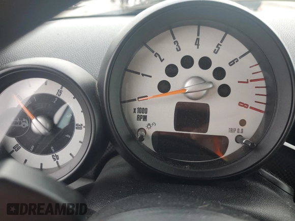 2011 MINI Convertible S with VIN WMWZP3C54BTX83253, listed as a Copart auction lot 49879485 with Not Provided miles and Salvage Title. Bid and sale history available at DreamBid. Image 9.