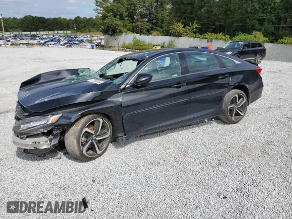 2021 Honda Accord Sport z VIN 1HGCV2F3XMA034329, wystawiony jako Copart lot #44753095 z przebiegiem Nie podano mil oraz Nie do naprawy • Non repairable. Historia ofert i sprzedaży dostępna na DreamBid. Obrazek 1.