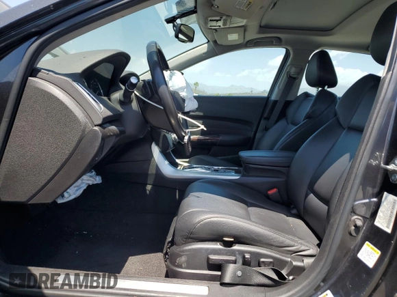 2015 Acura TLX V6 with VIN 19UUB2F32FA021171, listed as a Copart auction lot 56251435 with 96,014 mi miles and Salvage title. Bid and sale history available at DreamBid. Image 7.