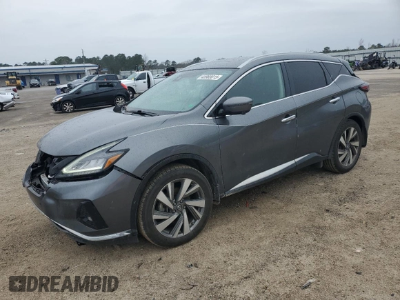 2019 Nissan Murano SL z VIN 5N1AZ2MJ4KN117123, wystawiony jako Copart lot #45965815 z przebiegiem 113 598 mil mil oraz Szkoda całkowita • Salvage title. Historia ofert i sprzedaży dostępna na DreamBid. Obrazek 1.