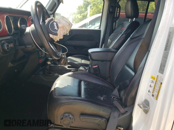 2018 Jeep Wrangler Unlimited Rubicon with VIN 1C4HJXFG2JW244664, listed as a Copart auction lot 52987455 with 40,463 mi miles and Salvage title. Bid and sale history available at DreamBid. Image 7.