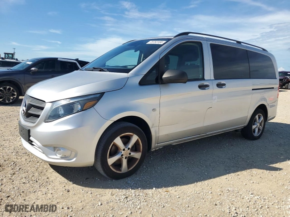 2016 Mercedes-Benz Metris Passenger Van with VIN WD4PG2EE0G3128134, listed as a Copart auction lot 73753184 with 0 mi miles and Salvage Title. Bid and sale history available at carsss.com. Image 1.
