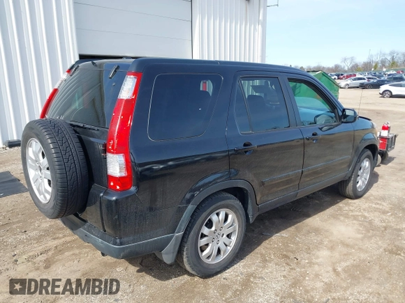 2005 Honda CR-V EX SE with VIN SHSRD78945U334461, listed as a IAAI auction lot 41775974 with 147,876 mi miles. Bid and sale history available at carsss.com. Image 4.