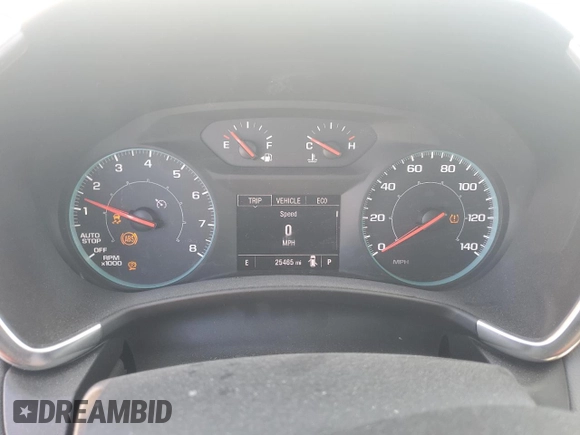 2024 Chevrolet Equinox LS with VIN 3GNAXHEG3RL271467, listed as a Copart auction lot 46287595 with 25,465 mi miles and Salvage Title. Bid and sale history available at DreamBid. Image 9.