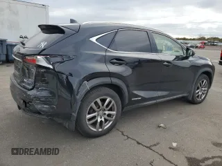 2015 Lexus NX 300h with VIN JTJBJRBZ0F2020040, listed as a Copart auction lot 47818385 with 185,470 mi miles and Salvage title. Bid and sale history available at DreamBid. Image 3.