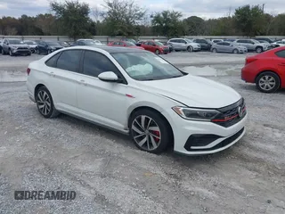 2020 Volkswagen Jetta GLI S with VIN 3VW6T7BU8LM058477, listed as a IAAI auction lot 41504769 with 121,419 mi miles and . Bid and sale history available at DreamBid. Image 1.