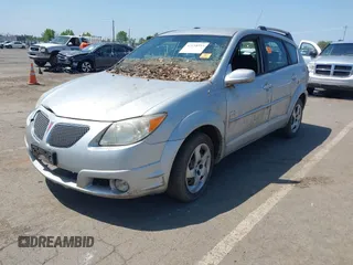 2005 Pontiac Vibe with VIN 5Y2SL63845Z441069, listed as a IAAI auction lot 42158593 with Not Provided miles. Bid and sale history available at carsss.com. Image 2.