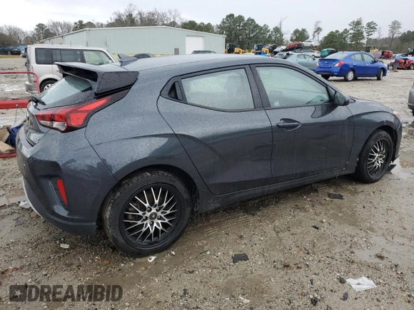 2019 Hyundai Veloster 2.0 with VIN KMHTG6AF3KU018000, listed as a Copart auction lot 81749623 with 101,165 mi miles. Bid and sale history available at carsss.com. Image 3.