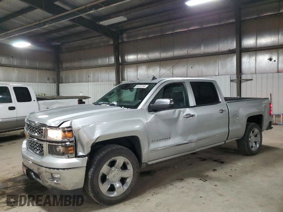 2014 Chevrolet Silverado 1500 LTZ with VIN 3GCPCSEJ8EG533235, listed as a Copart auction lot 84555194 with 203,119 mi miles and Salvage Title. Bid and sale history available at DreamBid. Image 1.
