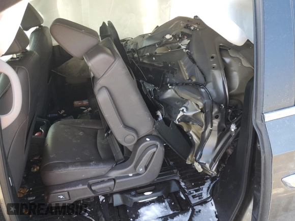 2021 Honda Odyssey EX-L with VIN 5FNRL6H70MB020405, listed as a Copart auction lot 46186085 with 61,300 mi miles and Salvage Title. Bid and sale history available at DreamBid. Image 11.