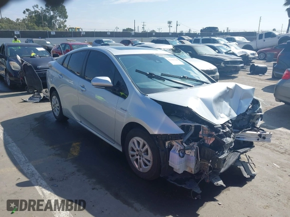 2018 Toyota Prius Two with VIN JTDKARFU2J3554502, listed as a IAAI auction lot 41592780 with 119,210 mi miles. Bid and sale history available at carsss.com. Image 1.