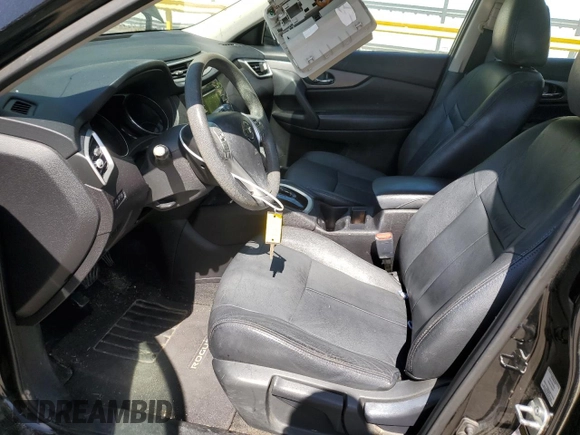 2014 Nissan Rogue SV with VIN 5N1AT2MT7EC859230, listed as a Copart auction lot 52878825 with 183,399 mi miles and Salvage Title. Bid and sale history available at carsss.com. Image 7.