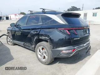 2022 Hyundai Tucson SEL with VIN 5NMJBCAEXNH037882, listed as a IAAI auction lot 38153962 with 35,302 mi miles. Bid and sale history available at carsss.com. Image 3.