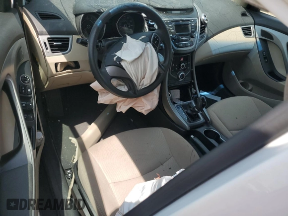 2015 Hyundai Elantra SE with VIN 5NPDH4AE0FH562200, listed as a Copart auction lot 60260085 with Not provided miles and Salvage title. Bid and sale history available at DreamBid. Image 8.