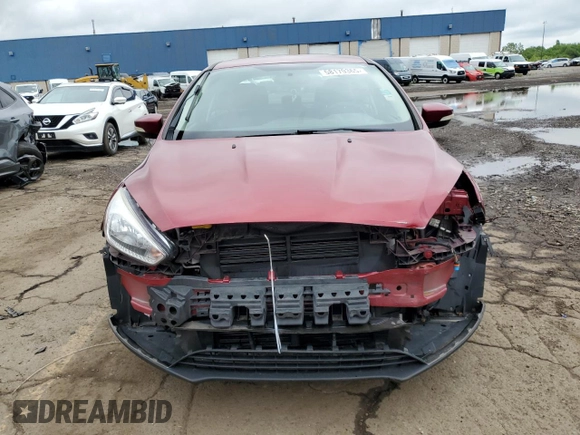 2017 Ford Focus SE with VIN 1FADP3F2XHL298662, listed as a Copart auction lot 58179365 with 77,623 mi miles and Clean title. Bid and sale history available at DreamBid. Image 5.