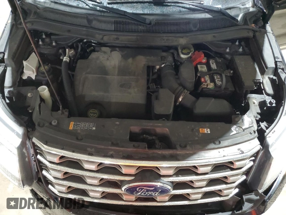 2016 Ford Explorer XLT with VIN 1FM5K8D84GGC29096, listed as a Copart auction lot 55491885 with 118,845 mi miles and Salvage Title. Bid and sale history available at DreamBid. Image 12.