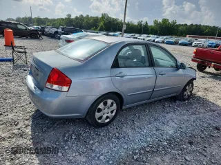2007 Kia Spectra EX with VIN KNAFE121075394066, listed as a Copart auction lot 63238165 with 234,287 mi miles and Salvage title. Bid and sale history available at DreamBid. Image 3.