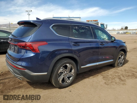 2021 Hyundai Santa Fe SEL with VIN 5NMS24AJ3MH326687, listed as a Copart auction lot 48205135 with 31,761 mi miles and Salvage Title. Bid and sale history available at carsss.com. Image 3.