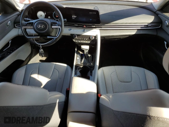 2024 Hyundai Elantra Limited with VIN KMHLP4DG7RU792124, listed as a Copart auction lot 48711795 with 14,820 mi miles and Salvage Title. Bid and sale history available at DreamBid. Image 8.