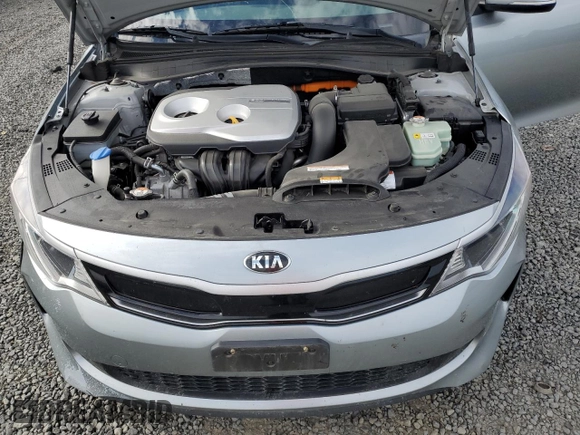 2017 Kia Optima Hybrid with VIN KNAGT4LE7H5011318, listed as a Copart auction lot 67912614 with 138,359 mi miles and Salvage Title. Bid and sale history available at carsss.com. Image 12.