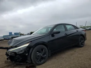 2022 Hyundai Elantra SEL z VIN KMHLM4AG4NU242189, wystawiony jako Copart lot #55451255 z przebiegiem 107 740 mil mil oraz Szkoda całkowita • Salvage title. Historia ofert i sprzedaży dostępna na DreamBid. Obrazek 1.
