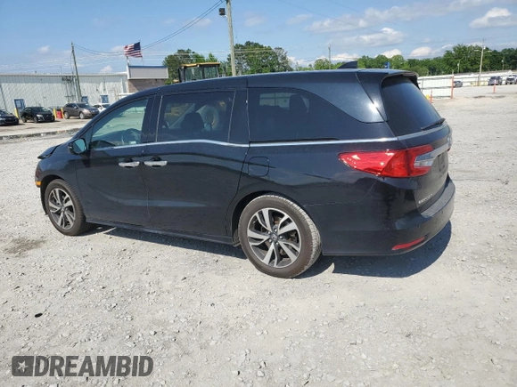 2018 Honda Odyssey Elite with VIN 5FNRL6H9XJB081211, listed as a Copart auction lot 54307325 with 102,364 mi miles and Salvage Title. Bid and sale history available at DreamBid. Image 2.