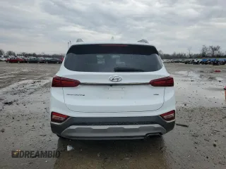 2020 Hyundai Santa Fe Limited with VIN 5NMS5CAD5LH214693, listed as a Copart auction lot 47571215 with 93,643 mi miles and Salvage Title. Bid and sale history available at carsss.com. Image 6.
