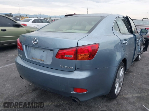 2006 Lexus IS 250 Manual with VIN JTHBK262462013983, listed as a IAAI auction lot 40968481 with 140,864 mi miles. Bid and sale history available at carsss.com. Image 4.