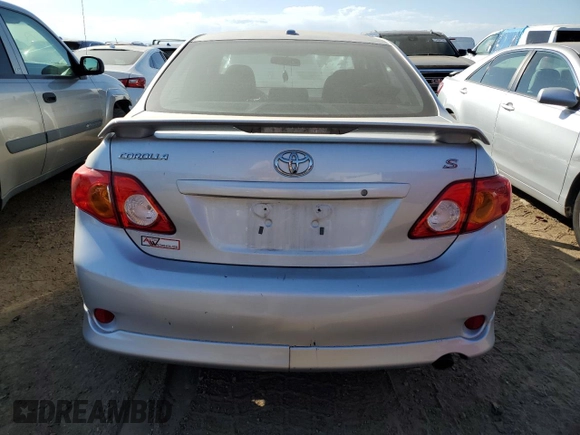 2009 Toyota Corolla with VIN 1NXBU40E39Z139959, listed as a Copart auction lot 72742564 with 121,039 mi miles and Salvage Title. Bid and sale history available at carsss.com. Image 6.