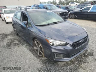 2017 Subaru Impreza Sport with VIN 4S3GTAL60H1737197, listed as a Copart auction lot 74108664 with 0 mi miles and Salvage Title. Bid and sale history available at carsss.com. Image 4.