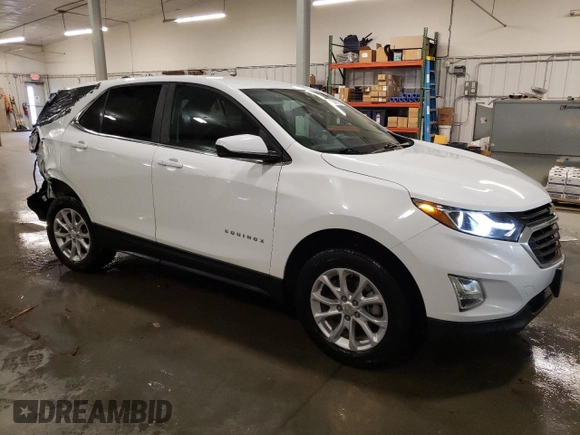 2021 Chevrolet Equinox LT with VIN 3GNAXUEV6MS131290, listed as a Copart auction lot 51341975 with 77,836 mi miles and Salvage Title. Bid and sale history available at DreamBid. Image 4.