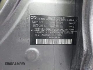 2020 Hyundai Elantra SE z VIN 5NPD74LF1LH498494, wystawiony jako IAAI lot #42238599 z przebiegiem 40 928 mil mil oraz . Historia ofert i sprzedaży dostępna na DreamBid. Obrazek 9.