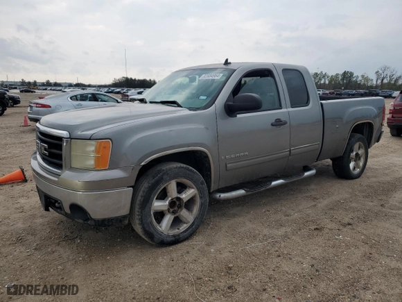 2007 GMC Sierra 1500 SLE1 with VIN 2GTEC19C371540909, listed as a Copart auction lot 82684964 with 206,209 mi miles and Salvage Title. Bid and sale history available at carsss.com. Image 1.